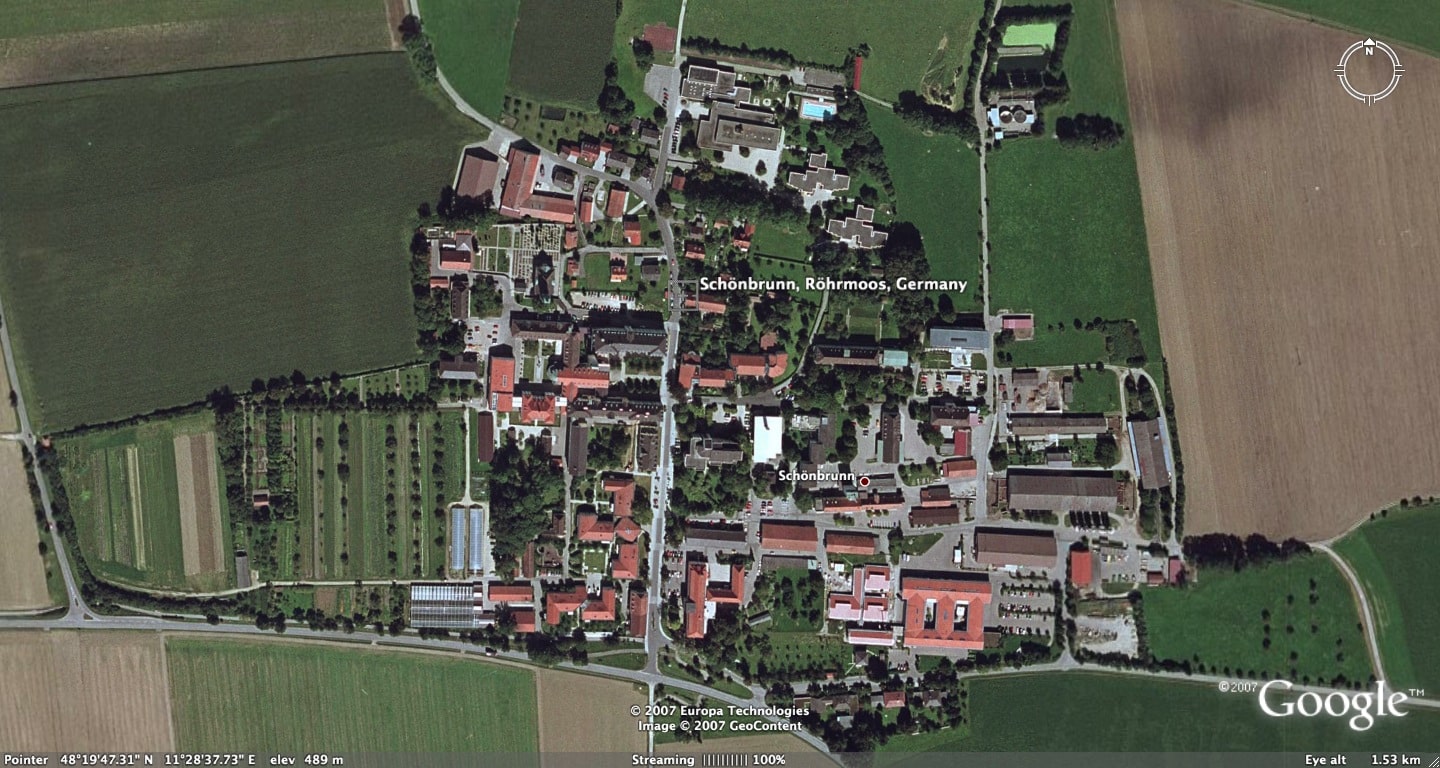 쉔브룬장애인 마을 배치도