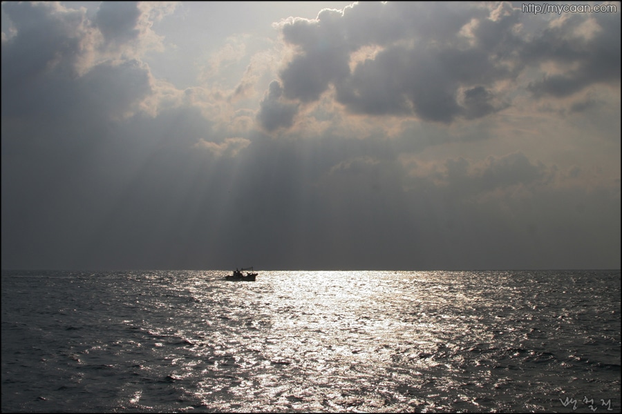 가파도로 가는 배에서