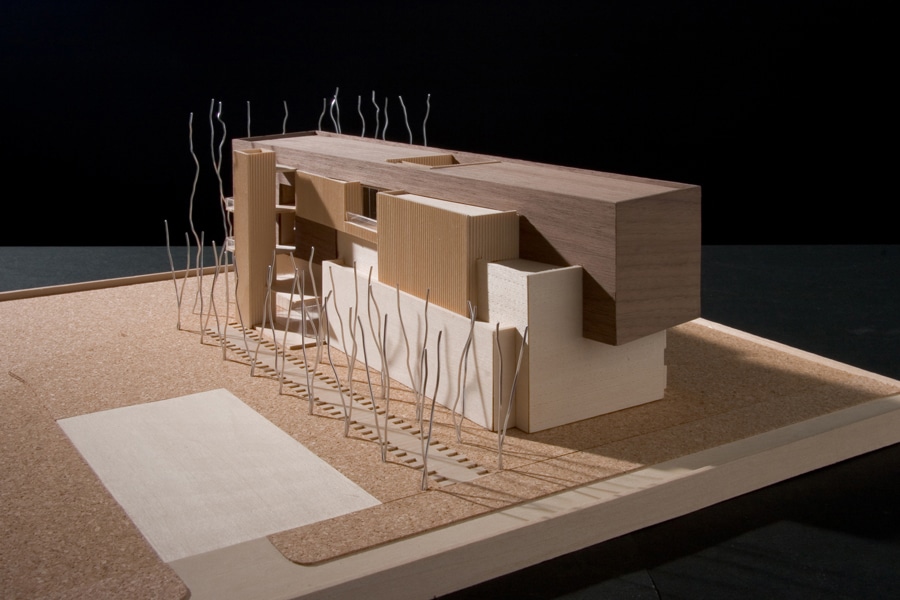 북서측모습 모형