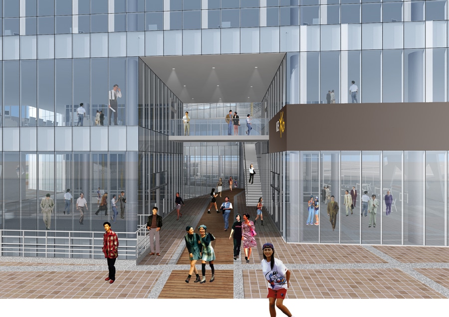 입구부분투시도